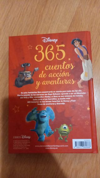 Disney. 365 cuentos de acción y aventuras