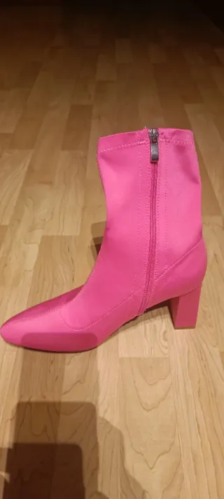 Botines Rosa Talla 40 Nuevos