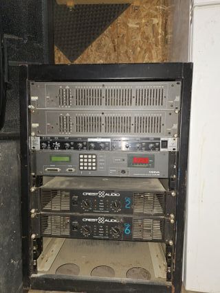 Equipo Sonido amplificadores, Crest Audio. Cajas E