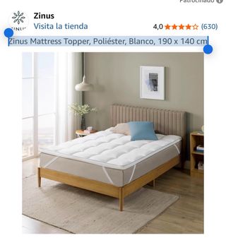 Colchón Zinus Blanco 190x140cm