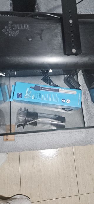 Acuario Marino con Mesa y Accesorios