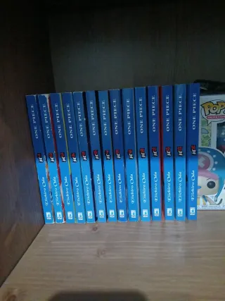 Lotto manga 1-14 one piece blu