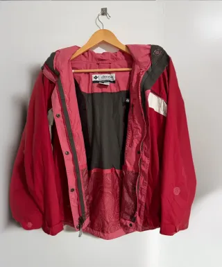 Chaqueta Columbia Roja Mujer Talla M - Ideal Nieve