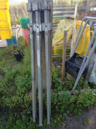 Puesto de mercadillo hierro desmontable