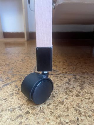 Cuna bebé madera 0-3 años con colchon y sabanas