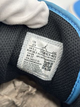 Nike Air Jordan 1 Mid GS Azul Universidad