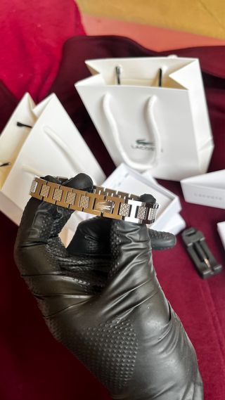 Pulsera Lacoste Plata