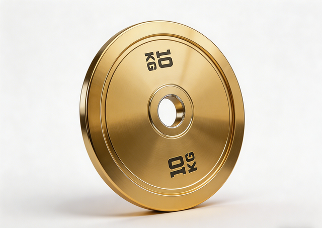 Discos Olímpicos Acero Galvanizadas Gold 2,5-25 kg
