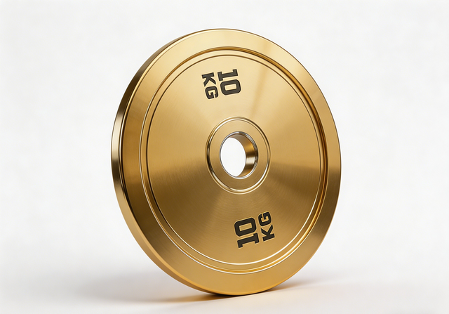 Discos Olímpicos Acero Galvanizadas Gold 2,5-25 kg