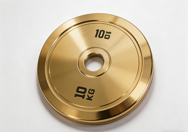 Discos Olímpicos Acero Galvanizadas Gold 2,5-25 kg