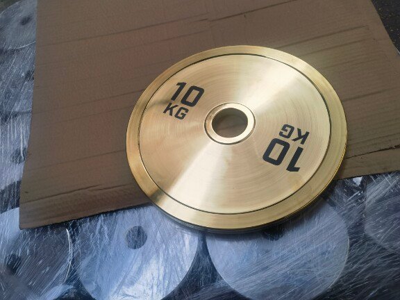 Discos Olímpicos Acero Galvanizadas Gold 2,5-25 kg