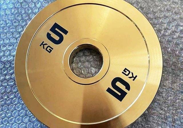 Discos Olímpicos Acero Galvanizadas Gold 2,5-25 kg