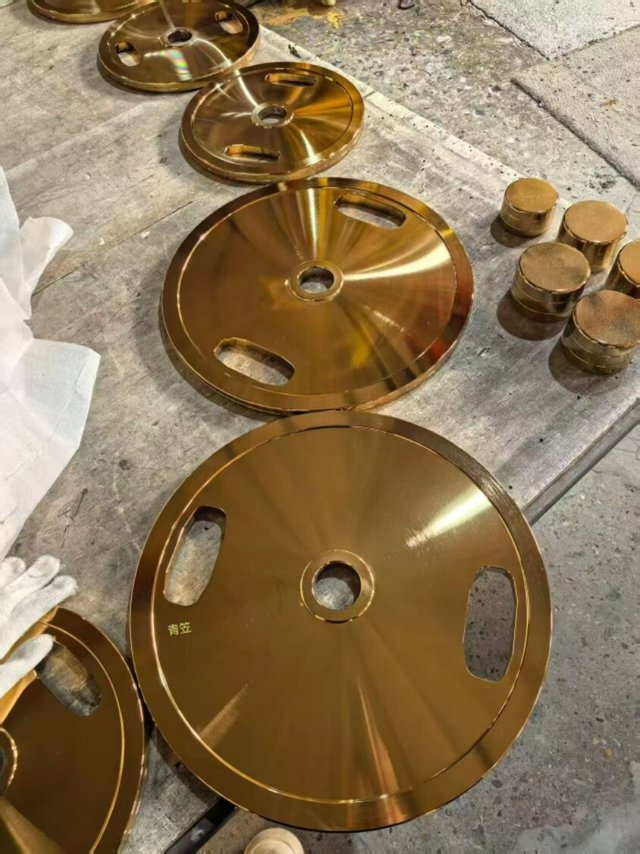 Discos Olímpicos Acero Galvanizadas Gold 2,5-25 kg