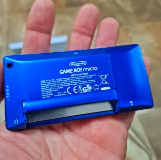 Game Boy Micro Blu