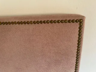 2 Cabeceros tapizados rosa 90cm Kave Home