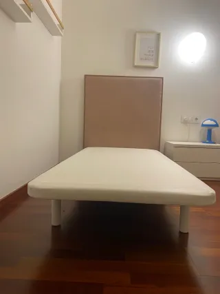 2 Cabeceros tapizados rosa 90cm Kave Home