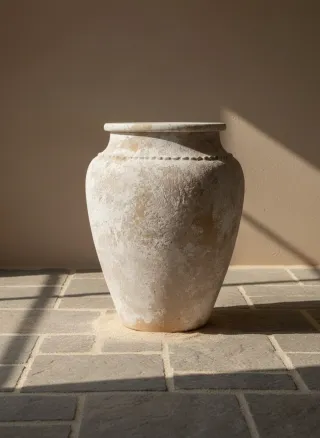 Vaso Terracota Artesanal Grande 65cm