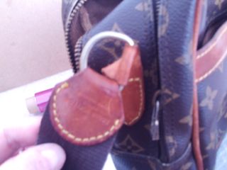 bolso louis reportr en lona monogram cuero natural