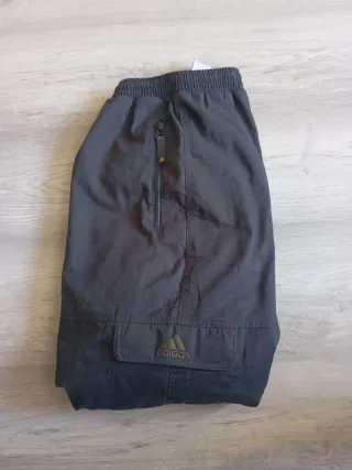 Pantalón Cargo Adidas Vintage Gris