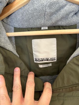 Chaqueta Anorak Napapijri Verde Talla M Unisex