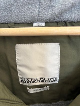 Chaqueta Anorak Napapijri Verde Talla M Unisex