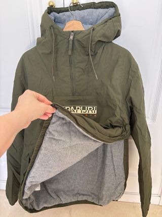 Chaqueta Anorak Napapijri Verde Talla M Unisex