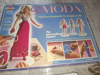 Creo mi Moda Brekar con 2 muñecas Años 70