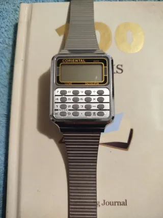 Reloj Calculadora CORIENTAL Gris/Plata