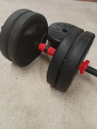 Mancuernas ajustables con discos 16kg.