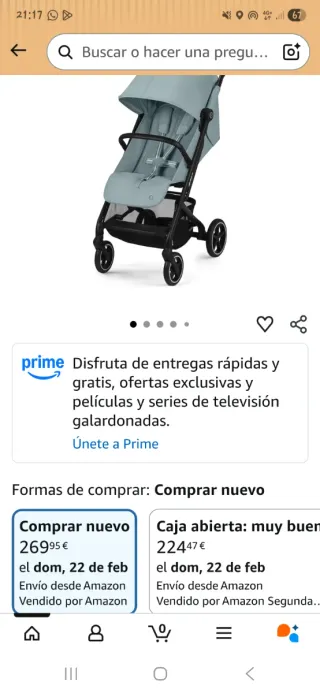 Silla de paseo Cybex Beezy