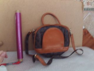 Bolso Louis Vuitton Vintage Marrón y Beige