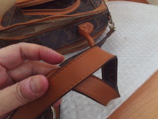 Bolso Louis Vuitton Vintage Marrón y Beige