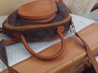 Bolso Louis Vuitton Vintage Marrón y Beige
