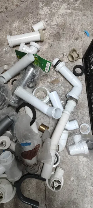 Lote piezas desagües fregaderos