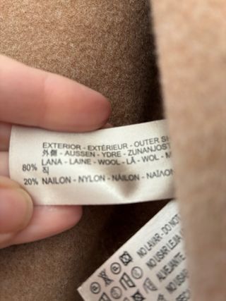 Abrigo Massimo Dutti Talla S lana