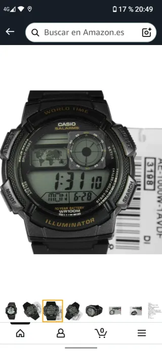 Reloj Casio Quartz AE1000W-1AVEF