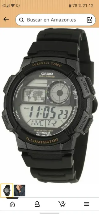 Reloj Casio Quartz AE1000W-1AVEF