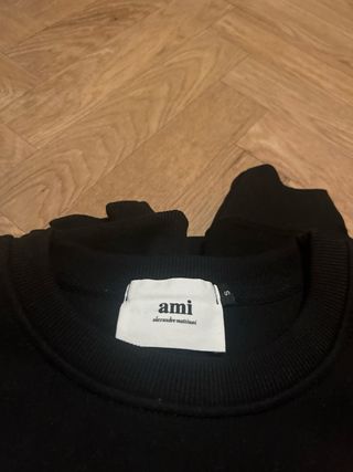 Sudadera AMI Paris Negra Corazón