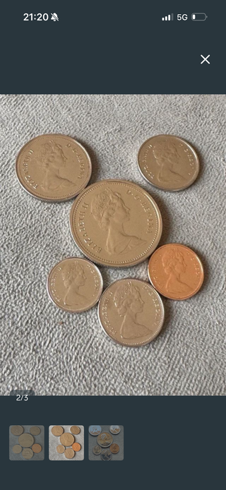 Conjunto de Monedas Canadienses 1977