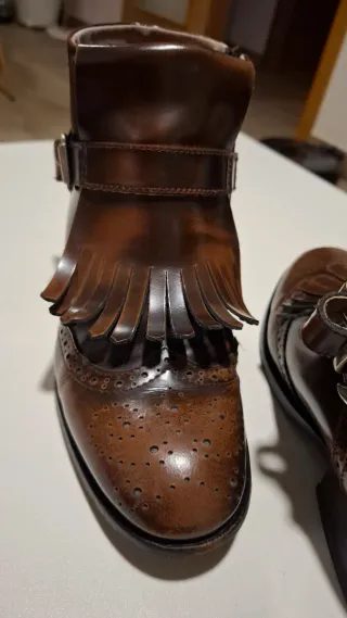 Botines mujer piel marrón Talla 38