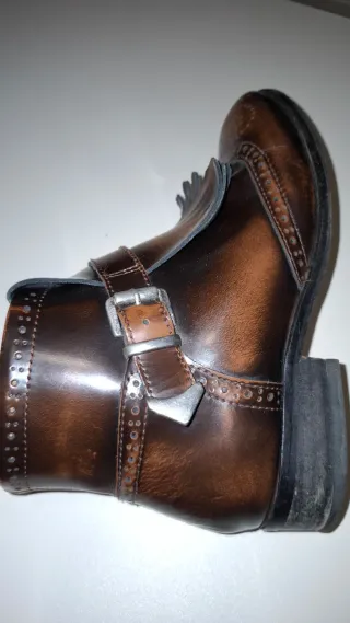 Botines mujer piel marrón Talla 38