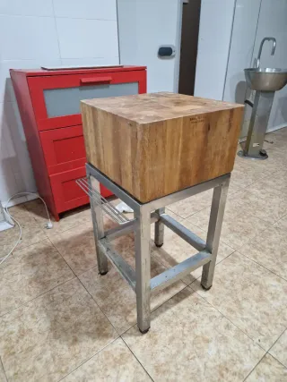 Tajo de madera para cortar carne