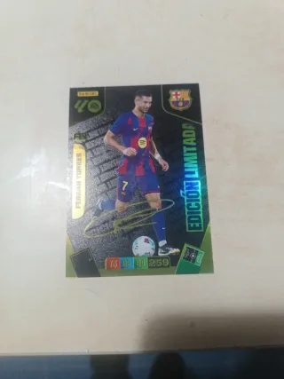Carta Ferran Torres Edición Limitada Firmada
