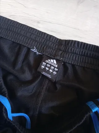 Pantalón deportivo Adidas negro y azul