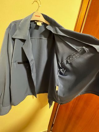 Blusón cartera polipiel azul