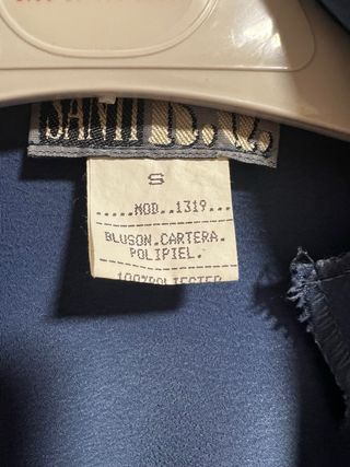 Blusón cartera polipiel azul