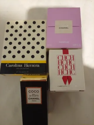 Miniaturas Perfume CH y Coco Chanel