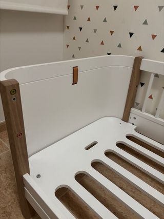 Cama Junior Wood Mini+ Blanca/Roble