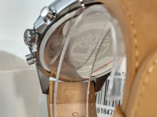 Relógio Timberland Cronógrafo Azul e couro