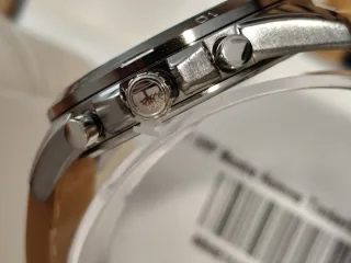 Relógio Timberland Cronógrafo Azul e couro